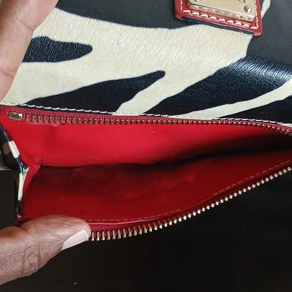Dooney & Bourke Zebra Stripe Shoulder Bag and Wallet - Picture 14 of 17